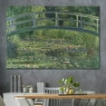 thumbnail image 2 of Famous Painting of The Water Lily Pond Under a Bridgeby Claude Monet Gallery 12x18 inches, 2 of 4