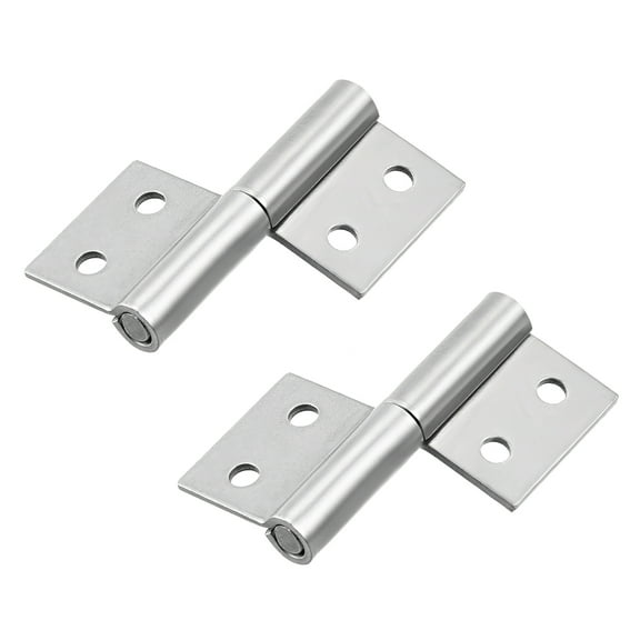 Uxcell 2inch Steel Small Slip Joint Flag Hinge Lift Off Right Handed Lid Door 2pcs