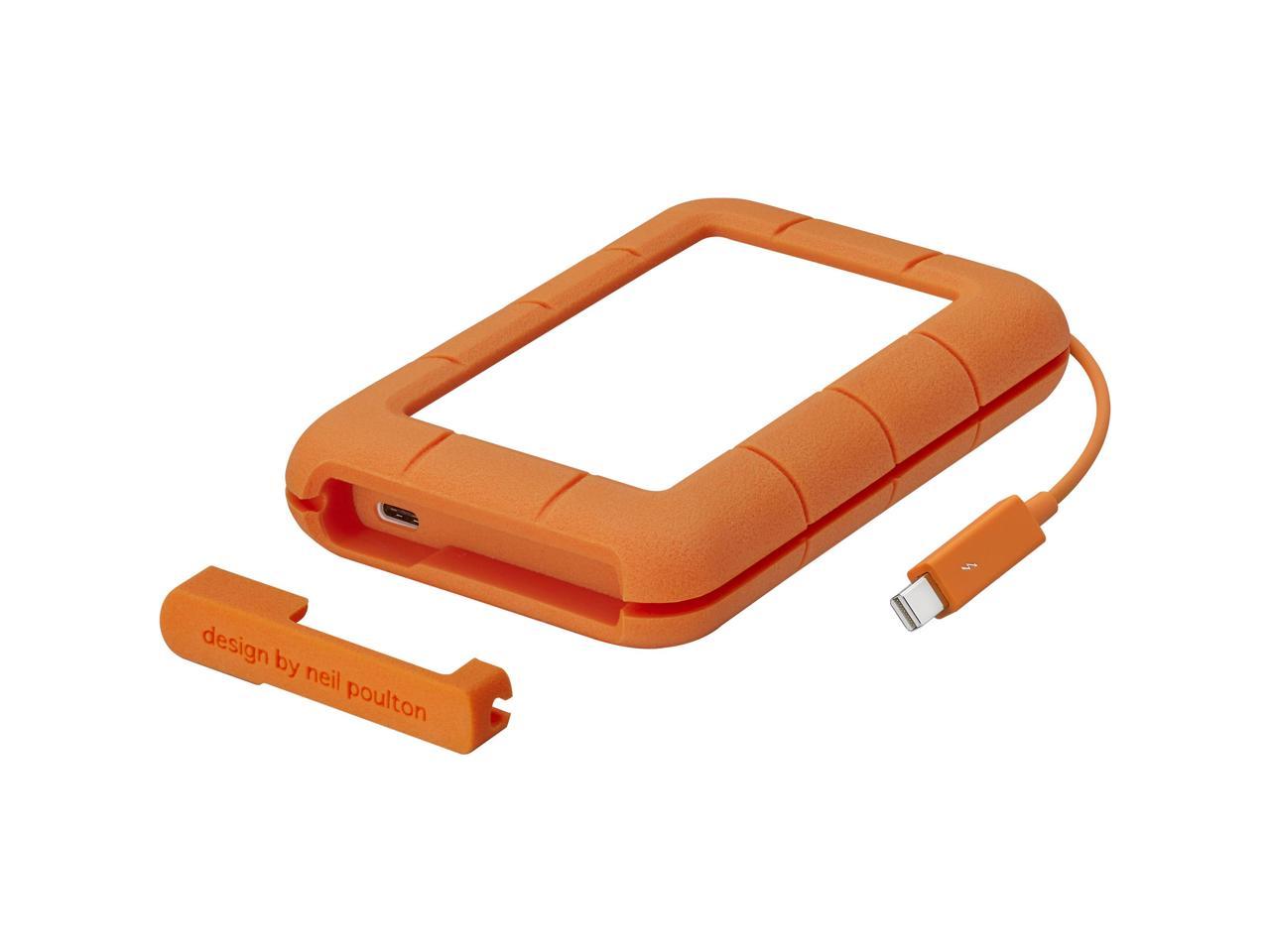 LaCie Rugged Secure USB-C 2TB All-Terrain Encrypted Portable Hard Drive Model STFR2000403 - image 4 of 14
