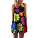 thumbnail image 1 of WILLBEST Vestidos de Verano para Mujer Vintage Boho Verano sin Mangas Playa Estampado Mini Vestido Corto Extra Grande, 1 of 3