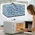 thumbnail image 3 of FOR U DESIGNS Dandelion Pattern Microwave Oven Dust Cover Stain Resistant Protections for Toaster Oven Portable Shield for Countertop Appliances with Top Handle-S, 3 of 8