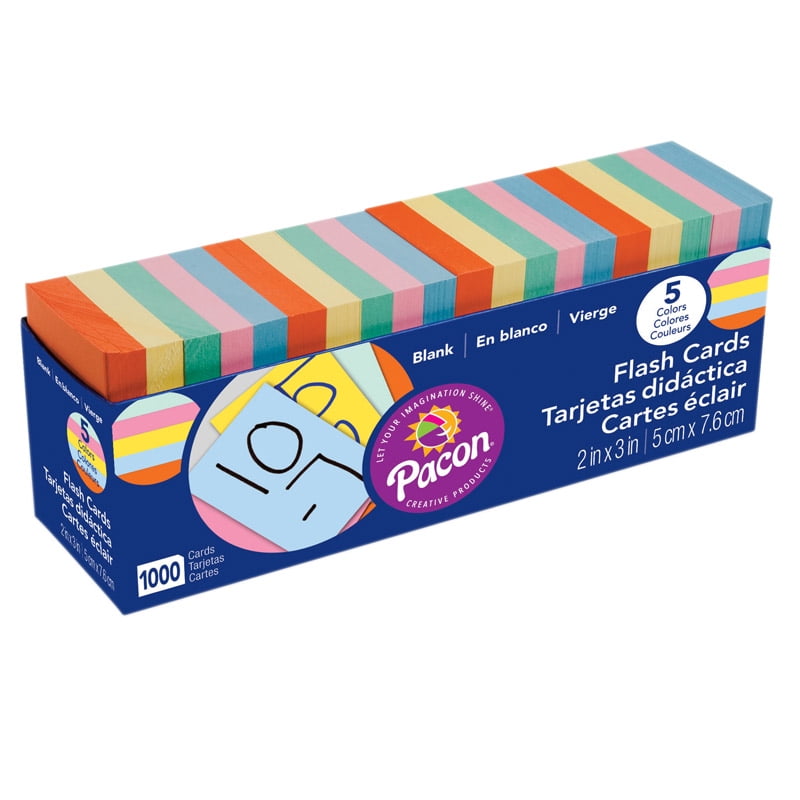 Flash Cards Assorted Clr 2X3 Walmart Canada