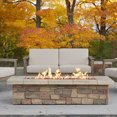 thumbnail image 4 of Sedona 66"Rectangle Propane  Fire Table in Buff with Natural Gas Conversion kit, 4 of 7