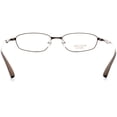 thumbnail image 4 of Unisex Optical Eyewear - Oval Shape, Metal Full Rim, Espresso, 4 of 4