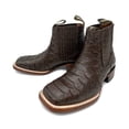thumbnail image 4 of The Western Shops Mens Python Print Embossed Short Ankle Cowboy Leather Boot, 4 of 5