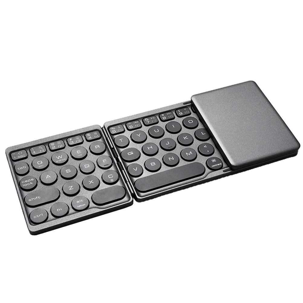 ADVEN Portable Three Folding Bluetooth Keyboard Mini Wireless Touchpad