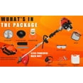thumbnail image 6 of 5-in-1 Lawn Mower,52CC 2-Stroke Gas Powe Weed Wacker,Multi-Functional Lawn Mower Hedge Trimmer Chainsaw Brush Cutter,Weed Eater for Grass and Bush, 6 of 11