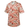 thumbnail image 1 of Monterey Club Men's Kingston Print Texture Camp Casual Golf Polo Shirt #3502, 1 of 2