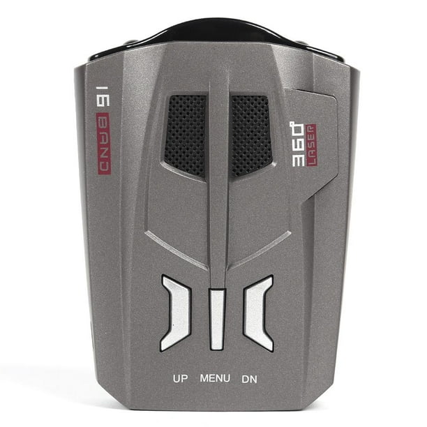 Detector de radar de coche V9 Advertencia de alerta de voz de velocidad de vehículo ruso inglés Ndcxsfigh Accesorios para autos y motos