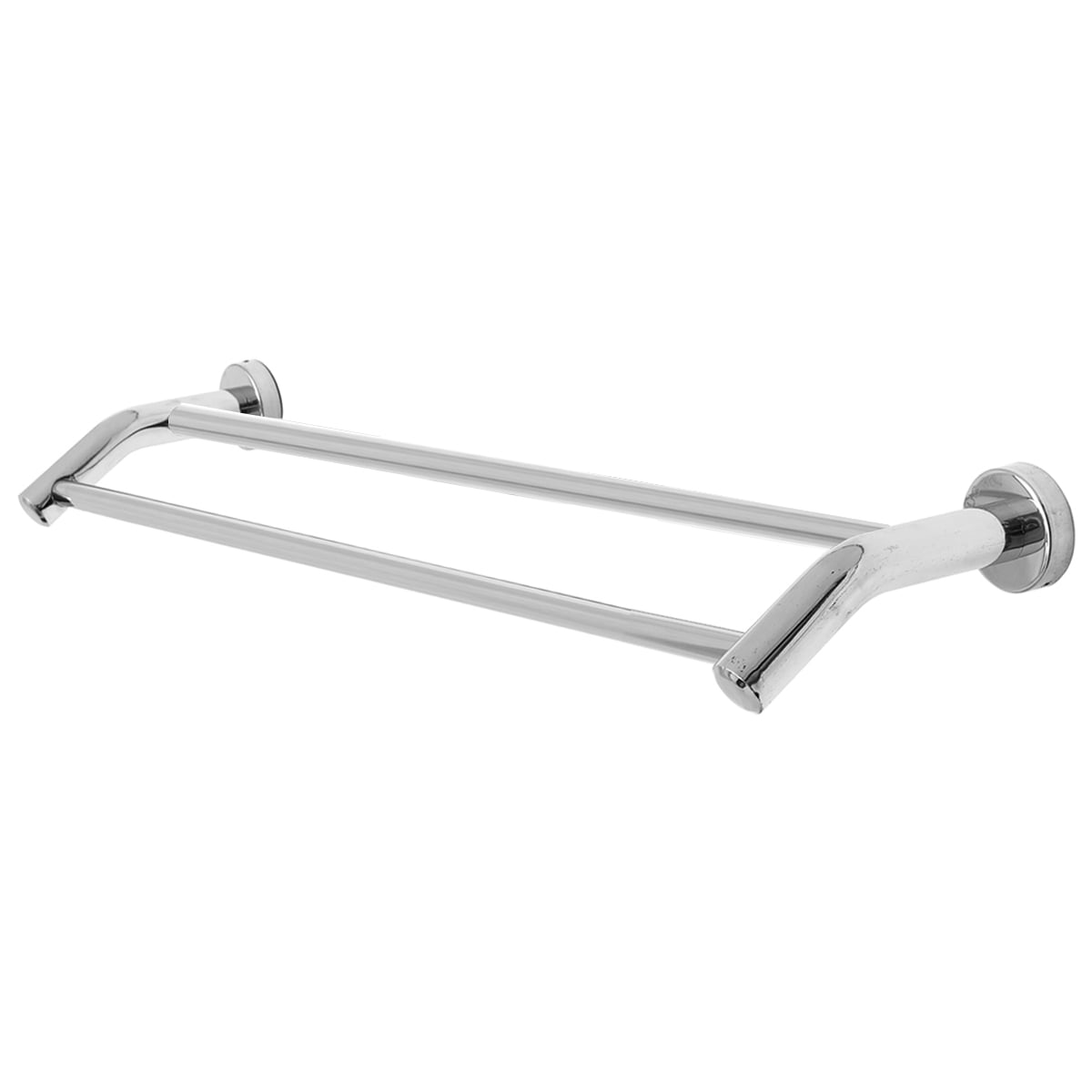 Home Bath Double Towel Bar, 15 to 30 Inch Modern Style Heavy Duty Stainless Steel Double Towel