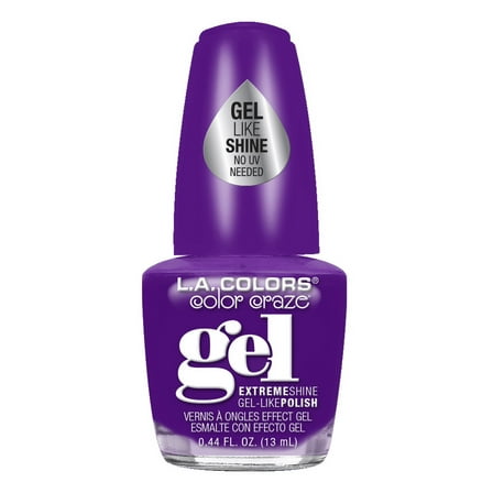 L.A. COLORS Gel-like Nail Polish, Outrage, 0.44 fl oz