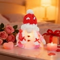 thumbnail image 5 of dajkiuy Lighted Valentines Gnomes Decorations, 8 Inch Gnome Plush Doll Valentine Gift Tabletop Ornament, 5 of 6