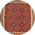 thumbnail image 1 of Ahgly Company Machine Washable Indoor Round Contemporary Red Area Rugs, 6' Round, 1 of 7