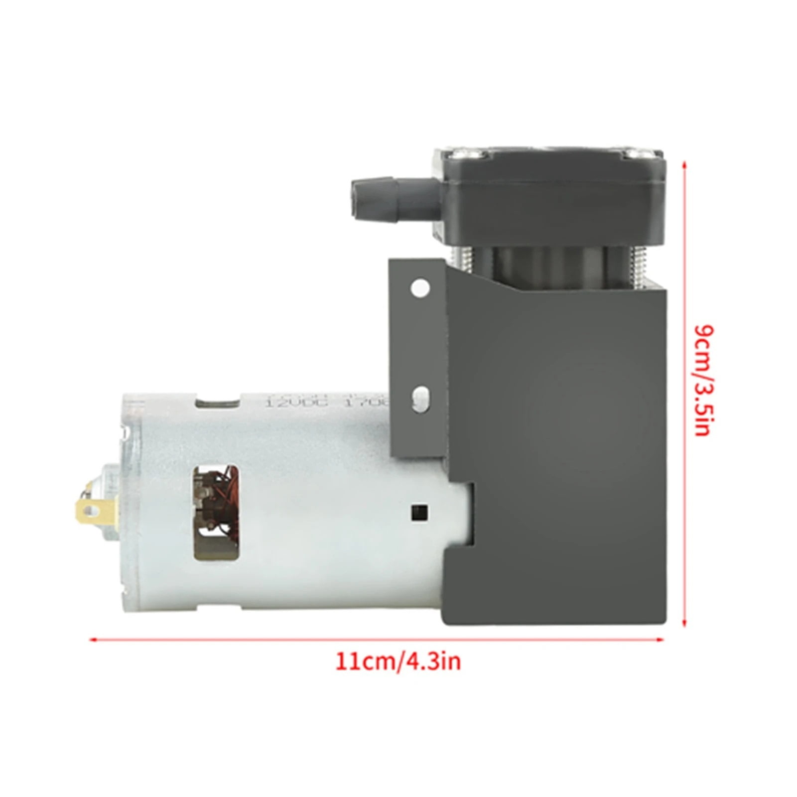 Mini Small Oilless Vacuum Pump 85KPa 40L/min Mini Pump Diaphragm Pump Vacuum Pump Pump Oilless Pump