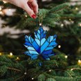 thumbnail image 6 of Fwttom Fall Decorations For Home, Maple Leaf Shaped Christmas Tree Ornaments, Holiday Wall Hanging for Christmas Ornaments & Thanksgiving Decorations Indoor Outdoor, 6 of 6