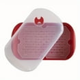 thumbnail image 2 of HLONK Red Microwave Vegetable Steamer 10  4 X 6  6 X 2  1, 2 of 6
