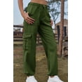 thumbnail image 6 of Womens Solid Color Long Jeans with Pockets Casual Everyday Wear Straight Leg Bottoms Durable and Versatile Fit, 6 of 16