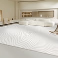 thumbnail image 2 of Modern Minimalist Carpets for Living Room luxury Cream Style Bedroom Decor Line Carpet Thick Washable Mat Large Area Lounge Rug My Lux Decor Round, 2 of 16