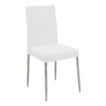 thumbnail image 1 of Coaster Vance Upholstered Faux Leather Dining Chairs in White, 1 of 6