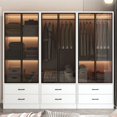 thumbnail image 2 of Luxury Nordic Closet Ventilation Industrial Unique Minimalist Indoor Wardrobe Closet Display Meuble Rangement Modern Furniture My Lux Decor Round, 2 of 22