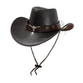 thumbnail image 4 of Sombrero de vaquero Strade Fareast Limited Marrón oscuro, 4 of 8