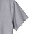 thumbnail image 6 of ZCFZJW Mens Fashion Cotton Linen Tops Casual Frayed Rage Summer Short Sleeve V Neck Basic Solid Color Athletic T-Shirts Loose Regular Fit Street Tees Tops Gray S, 6 of 6