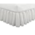 thumbnail image 3 of Fresh Ideas FRE30114WHIT05 Bed Skirt Ruffled Poplin  White - Cal King, 3 of 4