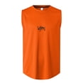 thumbnail image 3 of Hessimy Men's Cotton Sleeveless T Shirts, Breathable & Moisture Wicking with Odor Control（Orange,XXXL), 3 of 6