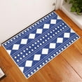 thumbnail image 1 of 2 x 3 Foot Heavy Duty Low Pile Area Rug - Ultra-Thin Non Slip Area Rug - Washable Cotton Indoor Rug for Front Door Foyer Rug for Entryway, 1 of 7
