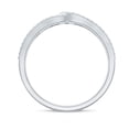 thumbnail image 3 of Rosec Jewels Lab Grown Diamond Anniversary Ring - Interlock Ring - EF-VS Quality Certified, 18K White Gold, US 7.00, 3 of 9