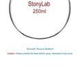 thumbnail image 4 of StonyLab 250mL Dual-Neck Round Bottom Lab Flask, Heavy Wall Borosilicate Glass, 24/40 Standard Joint, 4 of 7