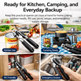 thumbnail image 7 of NIUTA Manual Can Opener, 2-Piece Can Opener Manual Set with Easy-Turn Knob, Comfortable Grip Handles, Bottle Opener & Traditional Can Punch Tool, Handheld Can Opener for Kitchen, Camping, 7 of 7