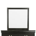 thumbnail image 6 of Furniture of America Toni Wood 6-Drawer Dresser with Mirror in Black, 6 of 12