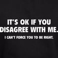 thumbnail image 3 of CafePress - Disagree With Me Hoodie (Dark) - Pullover Hoodie, Classic, Comfortable Hooded Sweatshirt, 3 of 4