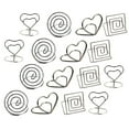 thumbnail image 3 of Miangastore Number Card Holder Plating Silver 4 Varieties x 5Pcs per Variety 1.38In, 3 of 8