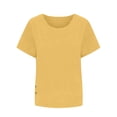 thumbnail image 7 of Tauxra Long Sleeve Crew Neck Shirt for Women, Wrinkled Pullover Top with Soft Fabric, Casual Comfortable Daily Wear and Versatile Street Style Top, 7 of 7