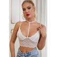 thumbnail image 4 of POGLIP Women's White Strappy Lace Bralette, 4 of 6