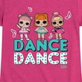 thumbnail image 3 of LOL Surprise! Dolls - Dancing Dolls Dance - Toddler & Youth Girls Short Sleeve Graphic T-Shirt, 3 of 5