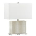 thumbnail image 3 of SAFAVIEH Delia 20.5 in. H Rectangular Faux Table Lamp, Cream, 3 of 5