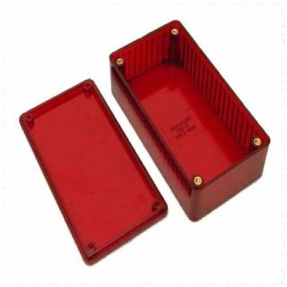 1591DTRD - Boîte de Projet 5.9X3.2X2IN PLAS Rouge