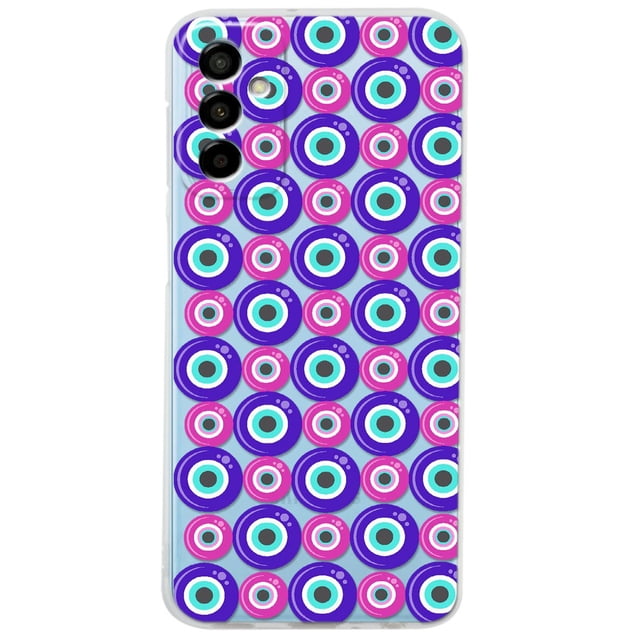 Funda Antigolpes para Galaxy M23 InstaCase Ojo Turco Morado y Rosa