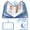 Blue, variant on Baby's My Firsts Family Album Soft Cloth Baby Photo Book Baby Memory Album Holds 17 Pcs 4 x 6 in Pictures Present for Newborn Toddler Kid Boy Girl