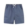 thumbnail image 6 of Ougyinr Littler Boys Shorts Kids Toddler Boys Summer Cotton Shorts with Drawstring Casual Elastic Waist Shorts with Pocket, 6 of 8