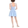 thumbnail image 2 of WeWoreWhat womens  Corset Peplum Mini Dress, 0, Blue, 2 of 3