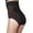 Black, variant on Women's Janira 31529 Secrets Lace High Waist Firm Control Shaping Brief (Dune M)