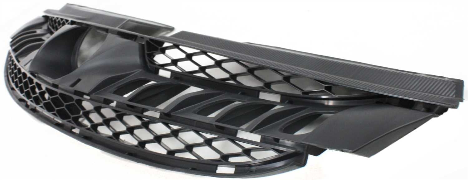 Grille Assembly Compatible With 2006-2010 Toyota Sienna Lower Insert Matte Black