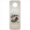 thumbnail image 1 of Dandie Dinmont Dog Breed Plastic Door Knob Hanger Sign, 1 of 7