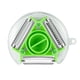 thumbnail image 1 of Wosthever 3 en 1 Trio Set Slicer Pelador de acero inoxidable Trituradora Cortador Multi Peel Rallador Accesorios de cocina Cocina y Comedor Verde Wosthever HA006448-01B, 1 of 6