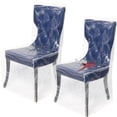 thumbnail image 5 of 2Pcs Plastic Dining Chair Covers Clear Dining Chair Protector Waterproof Chair Seat Cover Dustproof Clear Dining Chair Slipcover PVC Seat Chair Protector for Home Kitchen Bedroom, 5 of 11