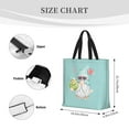 thumbnail image 4 of Naloa Summer Gnome,Cute Gnome Tote Bag for Women, Foldable Tote Bag With Zipper, Large Shoulder Bag, Top Handle Handbag for Travel, Work, Shopping, 4 of 9